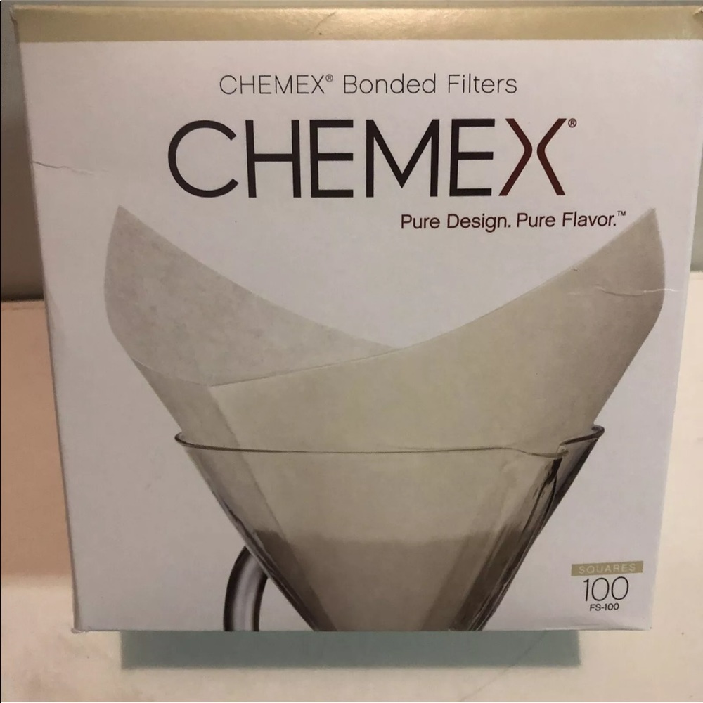 Chemex FS-100 Coffee Filters Non Bleached USA New